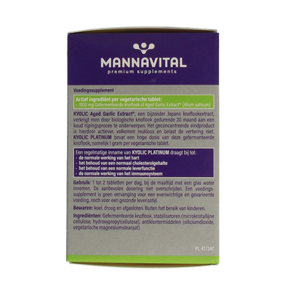 Mannavital Kyolic platinum 60.00 Tabletten