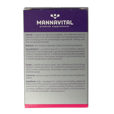 Mannavital IJzer platinum 60 Vegetarische capsules