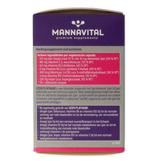 Mannavital IJzer platinum 60 Vegetarische capsules