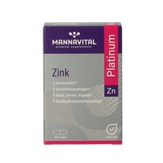 Mannavital Zink platinum 60 Vegetarische capsules
