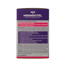 Mannavital Zink platinum 60 Vegetarische capsules