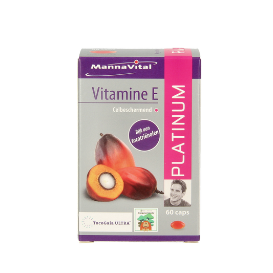 Mannavital Vitamine E platinum 60 Vegetarische capsules