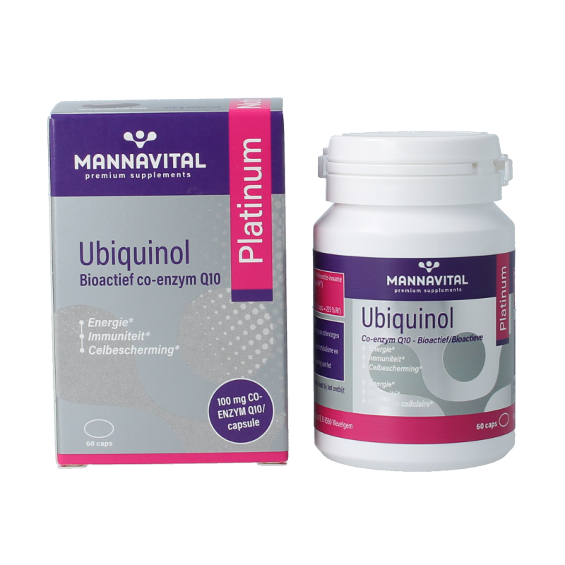 Mannavital Ubiquinol platinum 60 Capsules