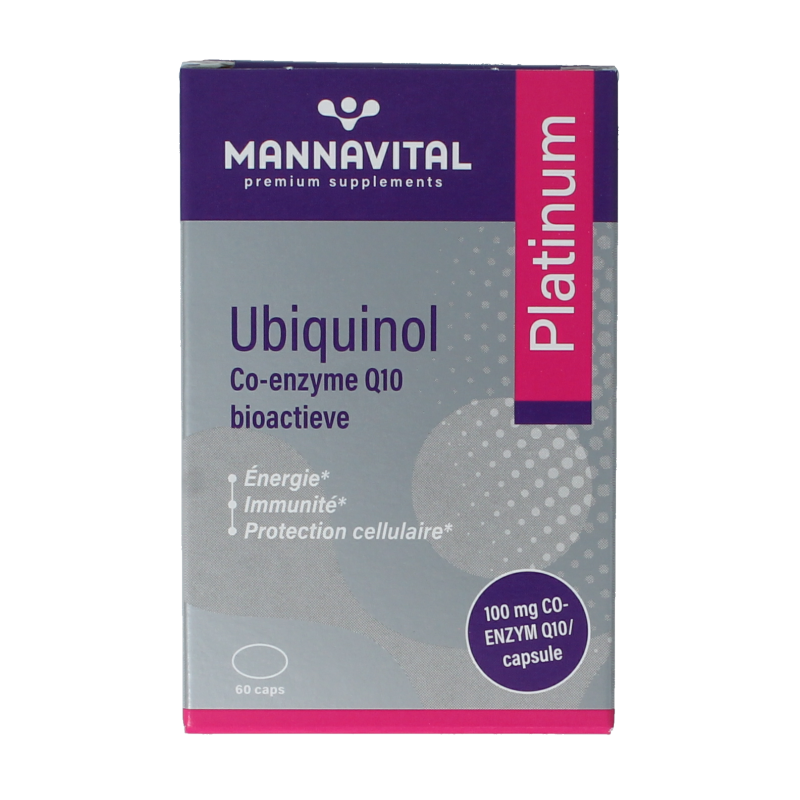Mannavital Ubiquinol platinum 60 Capsules