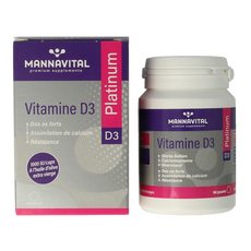 Mannavital Vitamine D3 platinum 90 Capsules