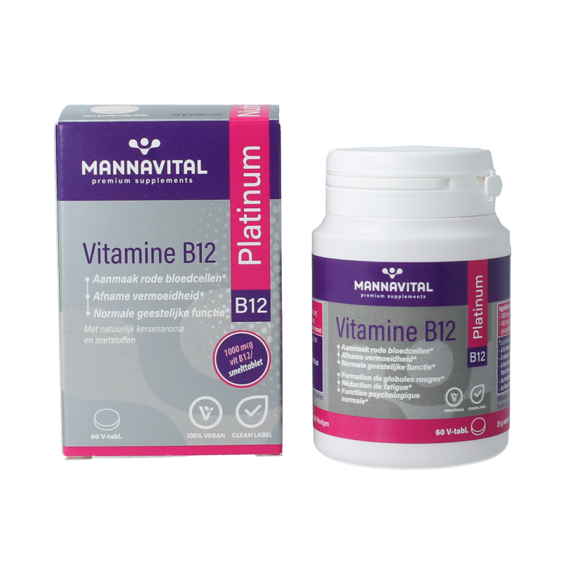 Mannavital Vitamine B12 platinum 60 Tabletten