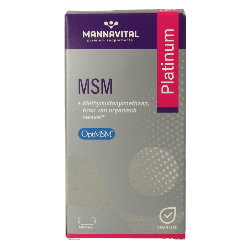 Mannavital MSM Platinum 180 Tabletten