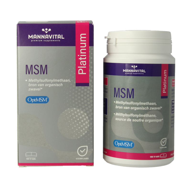 Mannavital MSM Platinum 180 Tabletten
