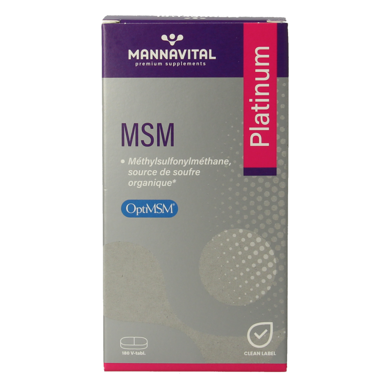 Mannavital MSM Platinum 180 Tabletten