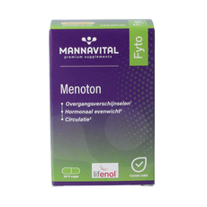 Mannavital Menoton 30.00 Vegetarische capsules