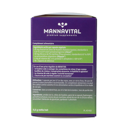 Mannavital Menoton 30.00 Vegetarische capsules