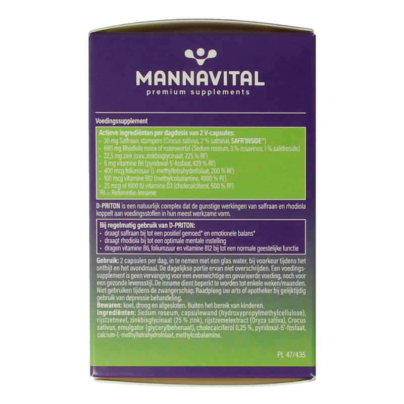 Mannavital D-priton 60 Capsules