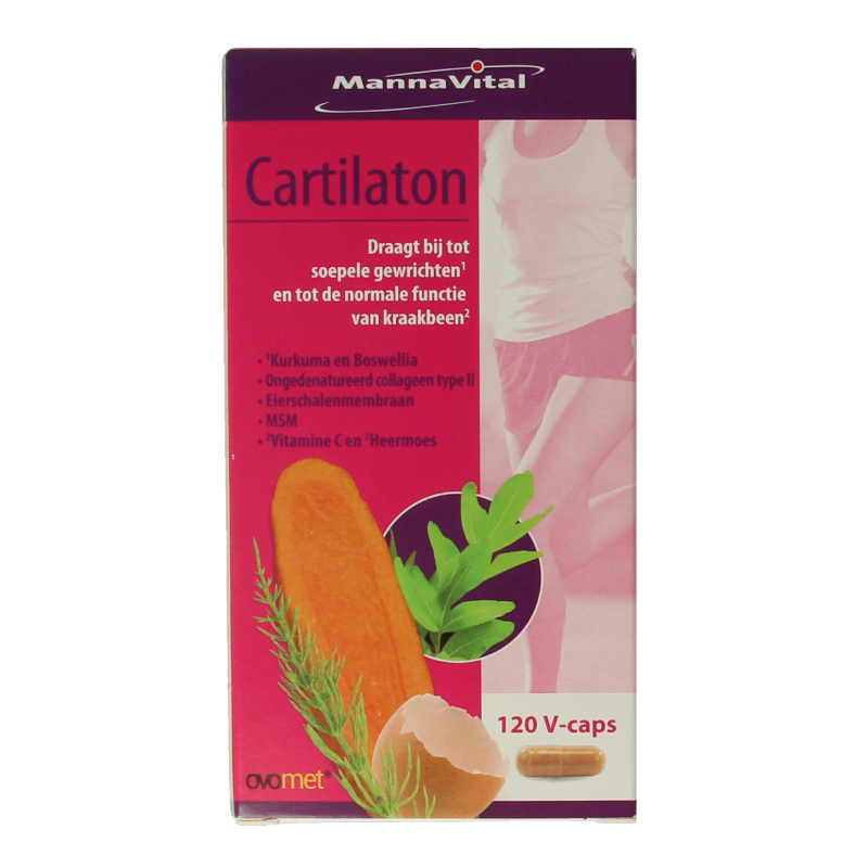 Mannavital Cartilaton 120 Vegetarische capsules