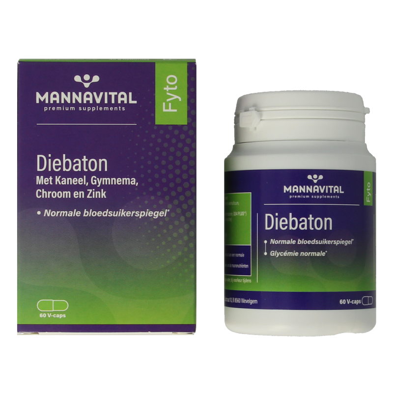 Mannavital Diebaton 60 Vegetarische capsules