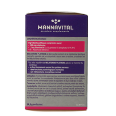 Mannavital Melatonine platinum 120.00 Smelttabletten