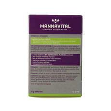 Mannavital Ashwagandha platinum bio 60 Vegetarische capsules