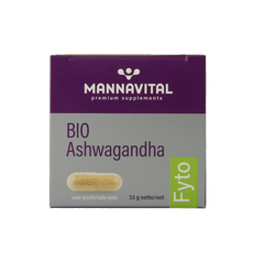 Mannavital Ashwagandha platinum bio 60 Vegetarische capsules
