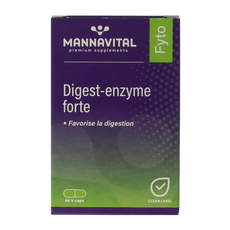 Mannavital Digest enzyme forte 60.00 Vegetarische capsules