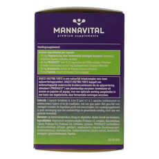 Mannavital Digest enzyme forte 60.00 Vegetarische capsules