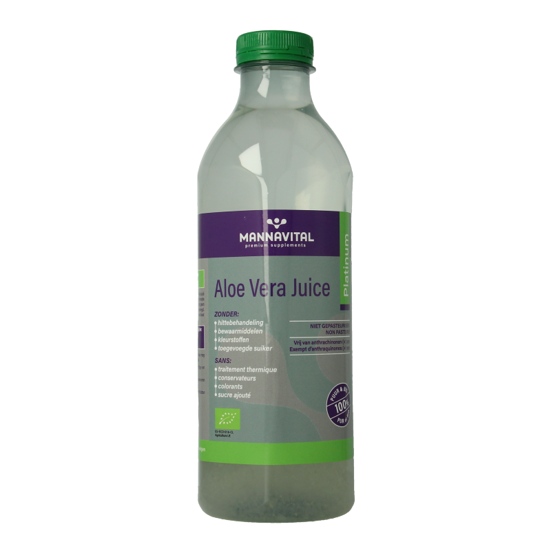 Mannavital Aloe vera juice bio 1 Liter
