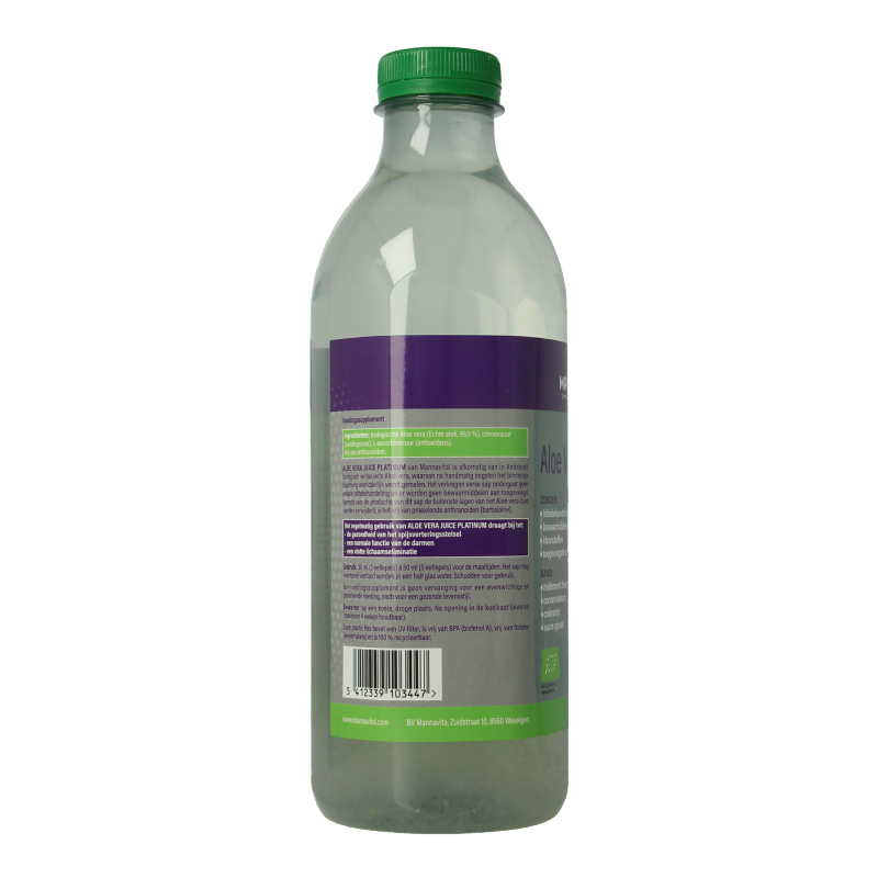 Mannavital Aloe vera juice bio 1 Liter