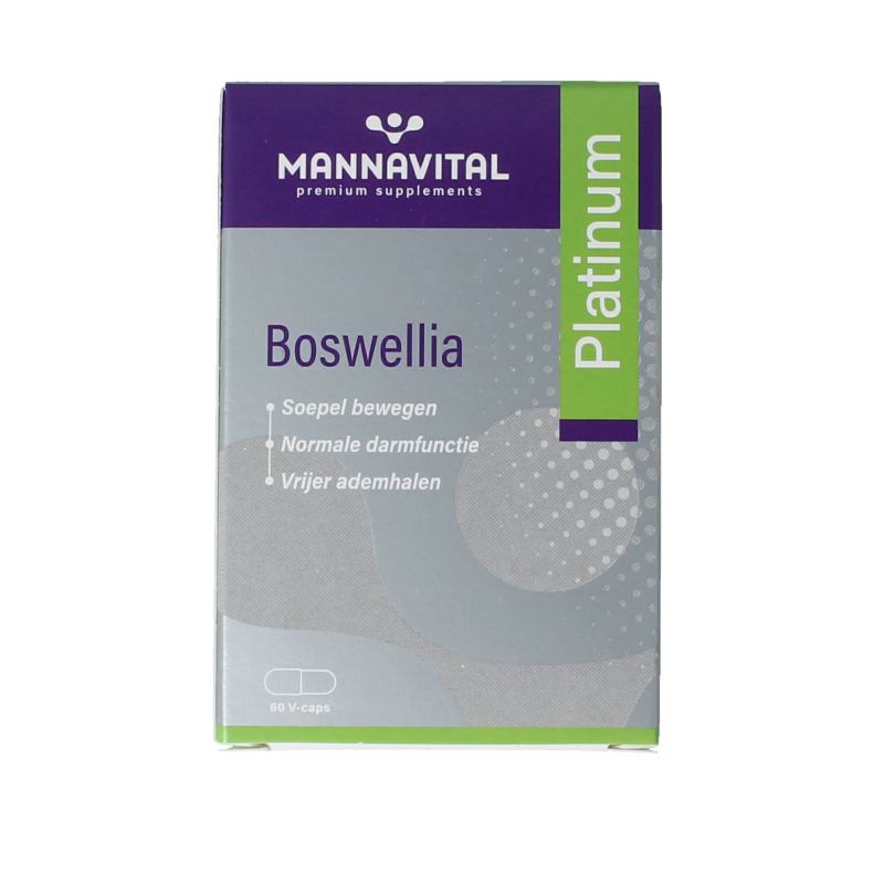 Mannavital Boswellia platinum 60 Vegetarische capsules