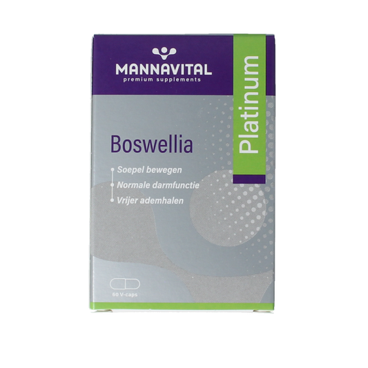 Mannavital Boswellia platinum 60 Vegetarische capsules