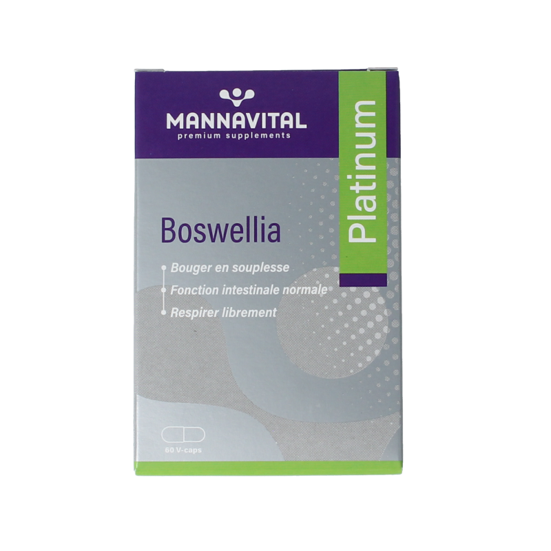 Mannavital Boswellia platinum 60 Vegetarische capsules