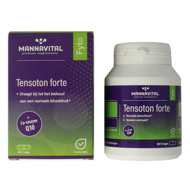 Mannavital Tensoton forte 60 Vegetarische capsules
