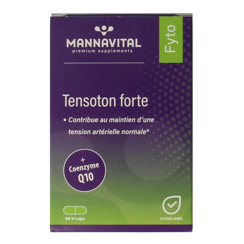 Mannavital Tensoton forte 60 Vegetarische capsules