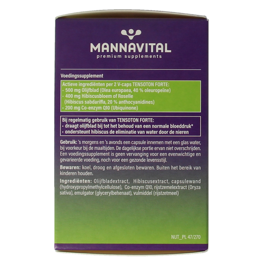 Mannavital Tensoton forte 60.00 Vegetarische capsules
