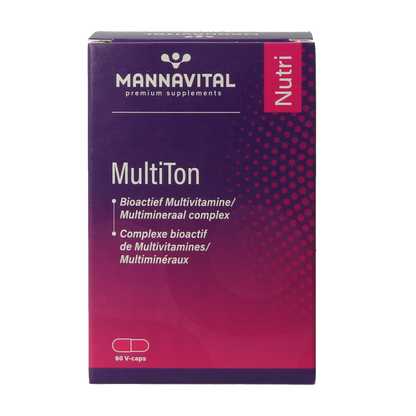 Mannavital Multiton 60.00 Vegetarische capsules