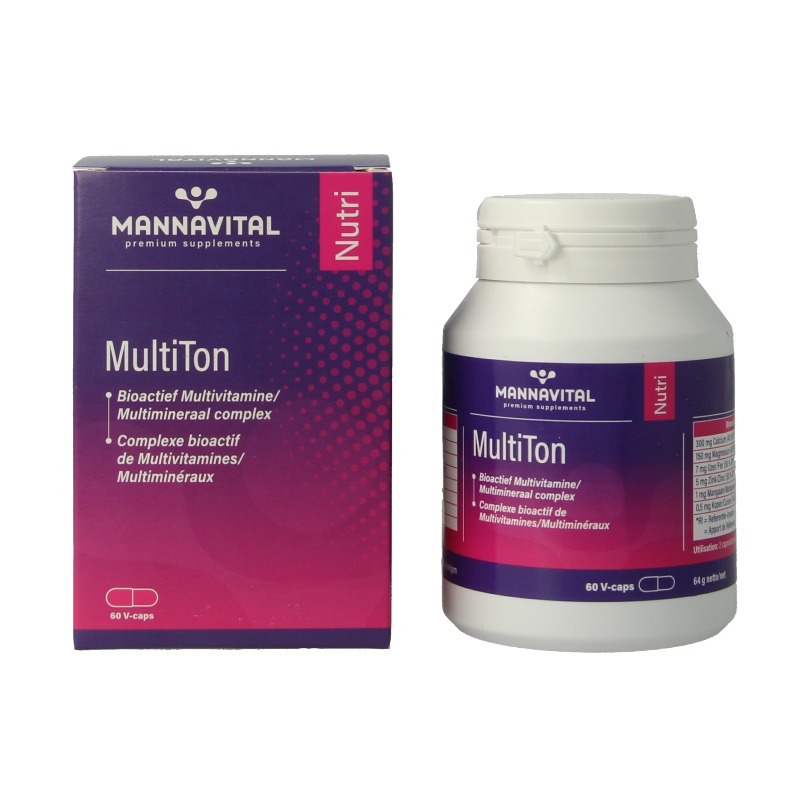 Mannavital Multiton 60 Vegetarische capsules