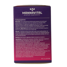 Mannavital Multiton 60 Vegetarische capsules