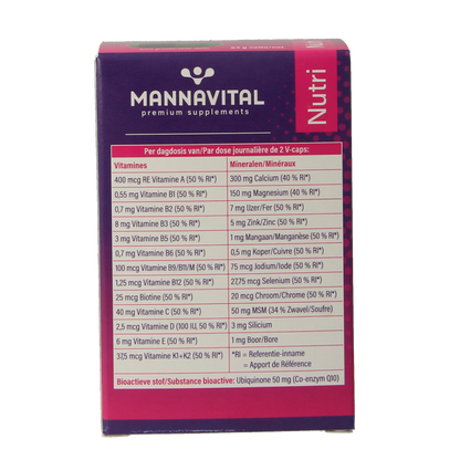 Mannavital Multiton 60.00 Vegetarische capsules