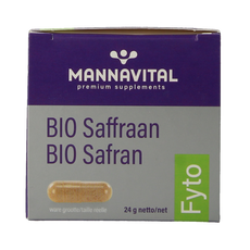 Mannavital Saffraan platinum bio 60.00 Vegetarische capsules
