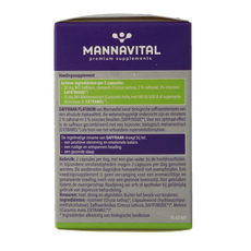 Mannavital Saffraan platinum bio 60.00 Vegetarische capsules