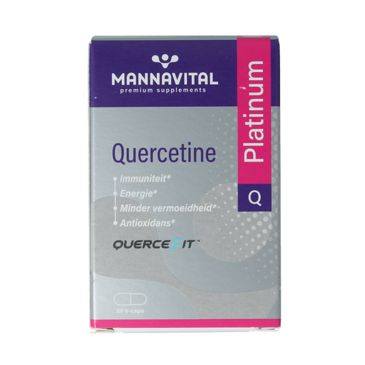 Mannavital Quercetine platinum 60 Vegetarische capsules