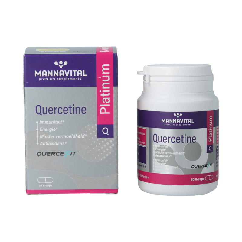 Mannavital Quercetine platinum 60 Vegetarische capsules