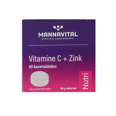 Mannavital Vitamine C plus zink 60 Tabletten