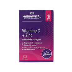 Mannavital Vitamine C plus zink 60 Tabletten