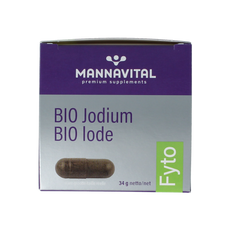 Mannavital Jodium platinum bio 90.00 Vegetarische capsules