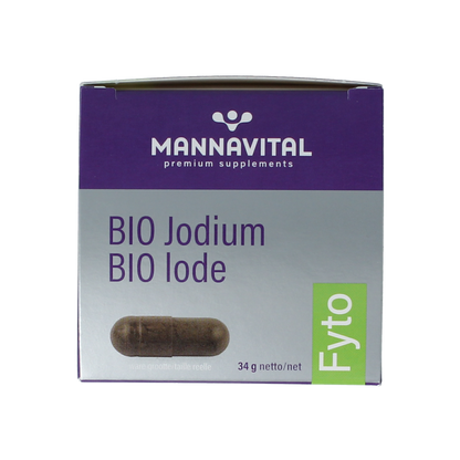 Mannavital Jodium platinum bio 90.00 Vegetarische capsules