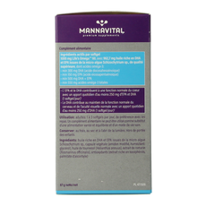 Mannavital Omega-3 algenolie platinum 60 Softgels