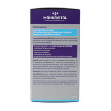 Mannavital Zwarte komijnolie platinum 120 Softgels