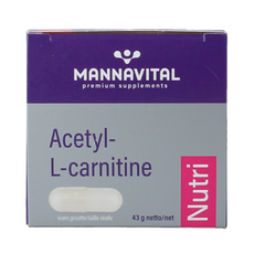 Mannavital Acetyl-L-Carnitine platinum 60.00 Vegetarische capsules