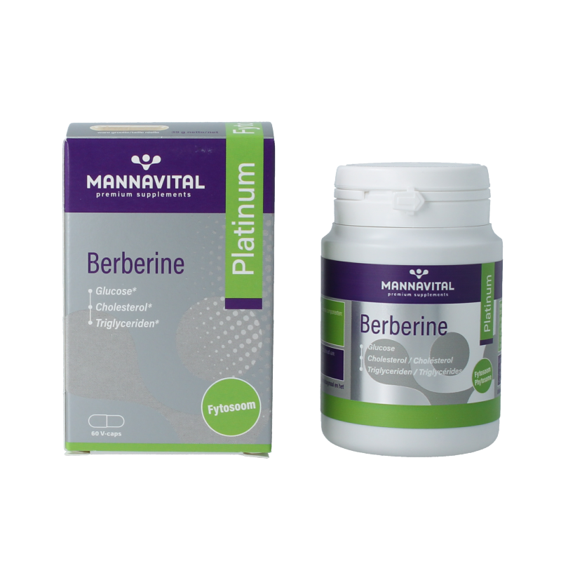 Mannavital Berberine platinum 60 Vegetarische capsules