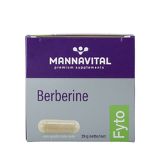 Mannavital Berberine platinum 60.00 Vegetarische capsules
