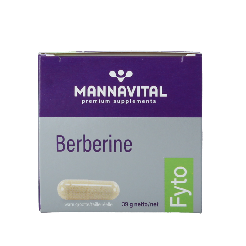 Mannavital Berberine platinum 60 Vegetarische capsules