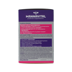Mannavital Foliumzuur platinum 90.00 Vegetarische capsules